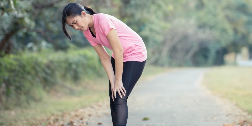 Badan sakit saat berolahraga