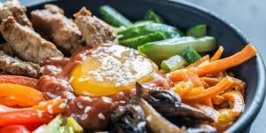 cara membuat bibimbap