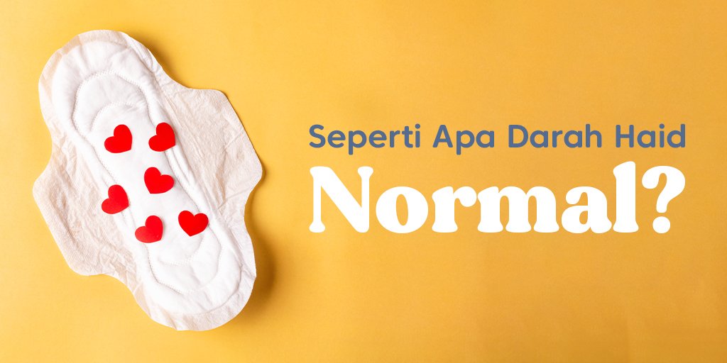darah haid normal