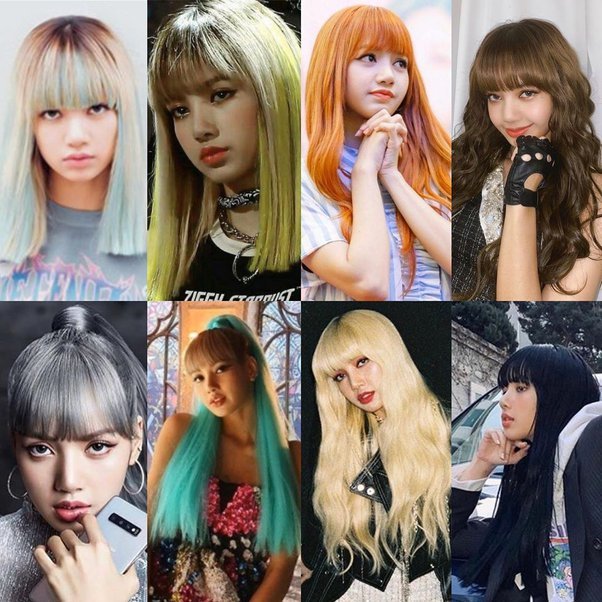 warna rambut lisa blackpink