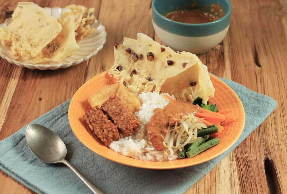 resep dan kalori nasi pecel