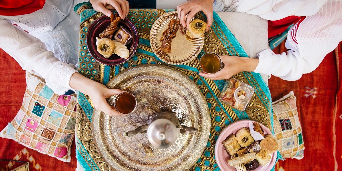 hiasan meja lebaran